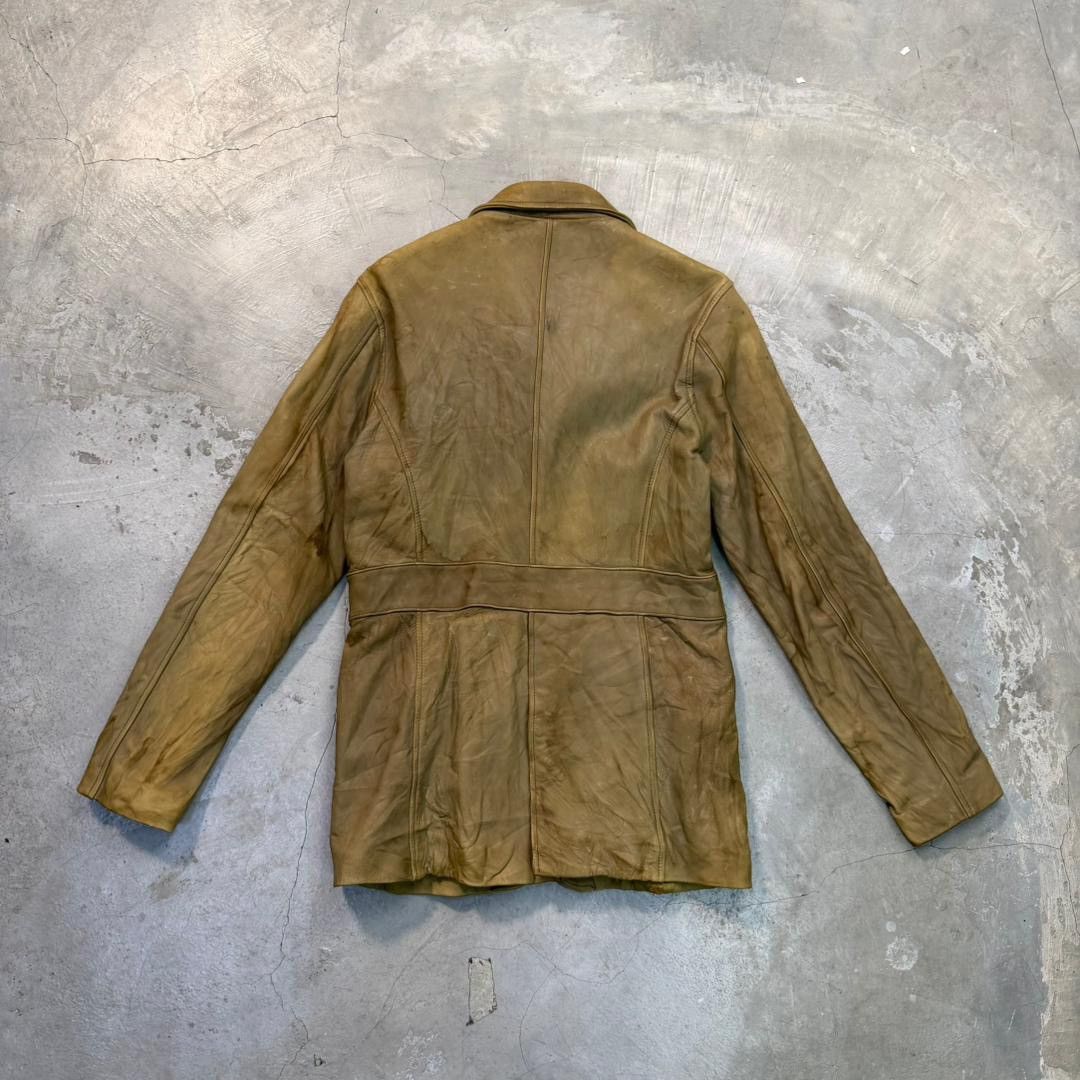 Isamu Katayama Backlash ISAMU KATAYAMA BACKLASH Suede Leather Blazer Jacket S Size US S / EU 44-46 / 1 - 2 Thumbnail