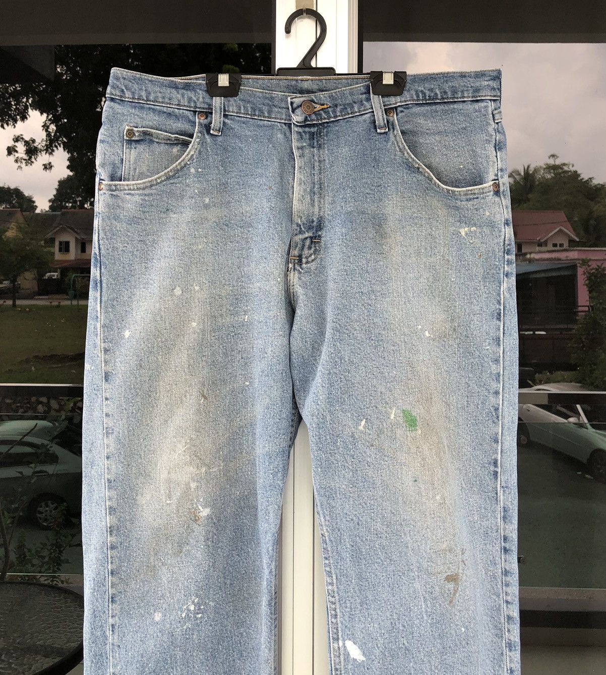 Wrangler Wrangler Rustler Light Wash Blue Jean Size US 36 / EU 52 - 2 Thumbnail