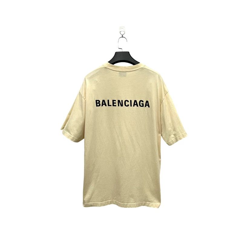 Balenciaga Balenciaga Printed logo short sleeves with khaki back. Size US M / EU 48-50 / 2 - 2 Thumbnail