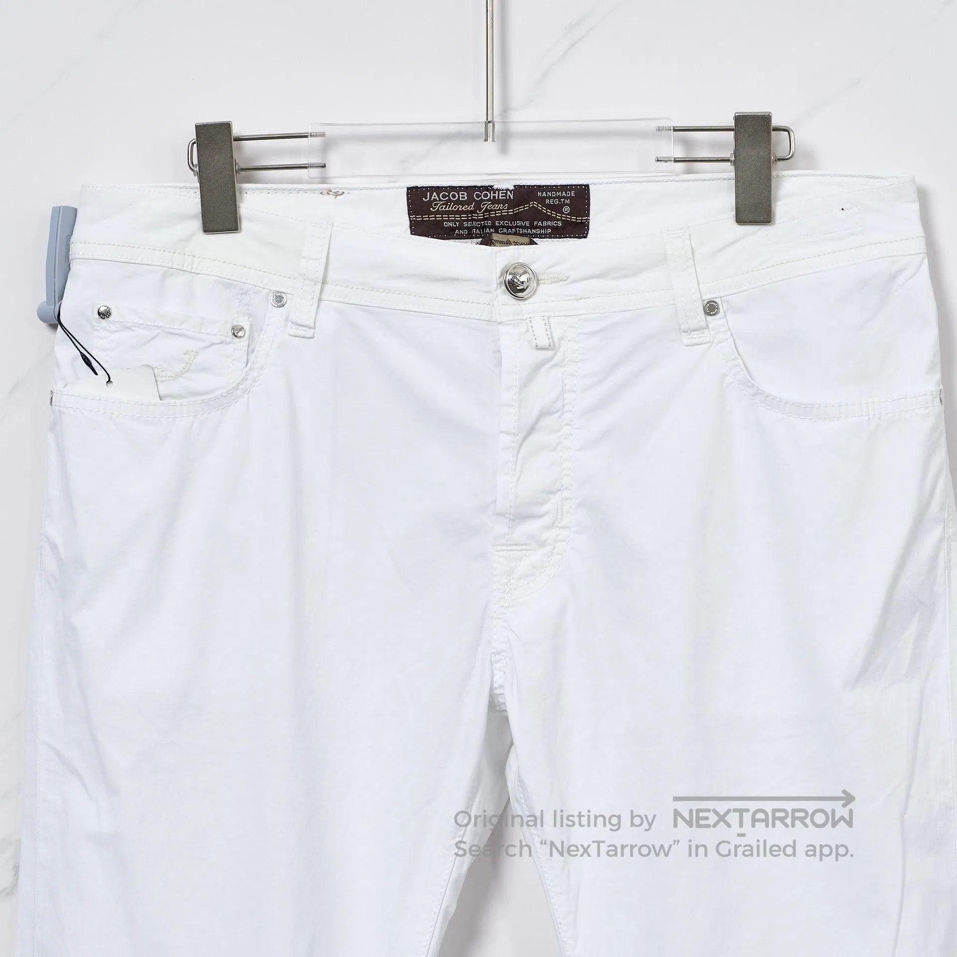 Jacob Cohen Jacob Cohen Men's Solid Straight-Leg Casual Pants. Size US 36 / EU 52 - 3 Thumbnail