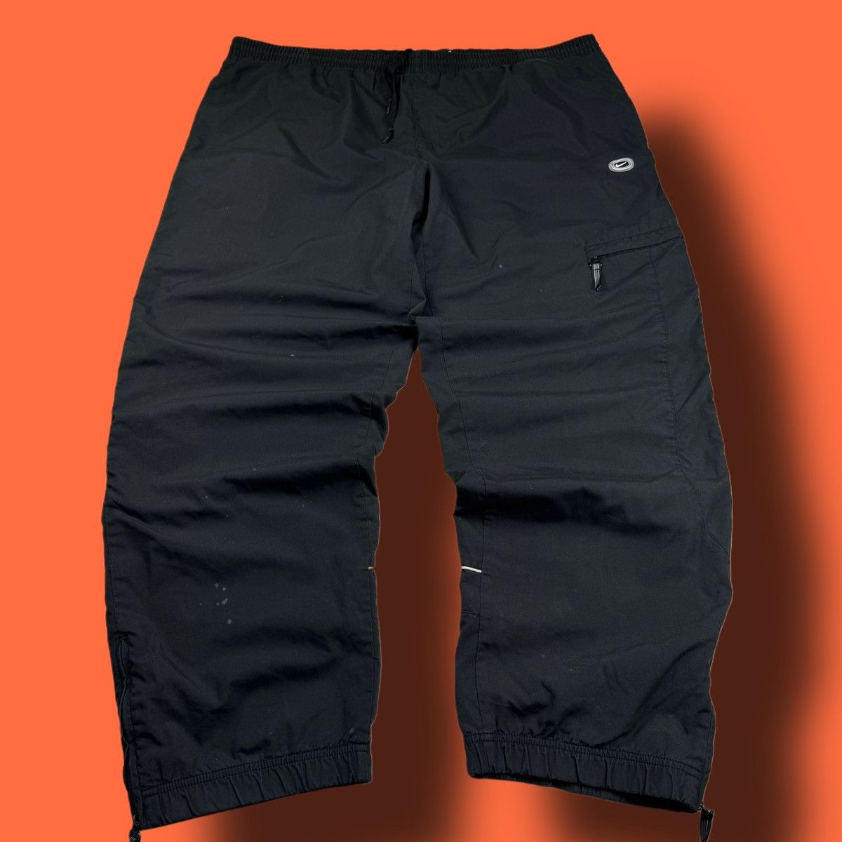 Nike × Vintage NIKE VINTAGE BASIC LOGO OVERSIZE BAGGY PANTS Size US 34 / EU 50 - 1 Thumbnail