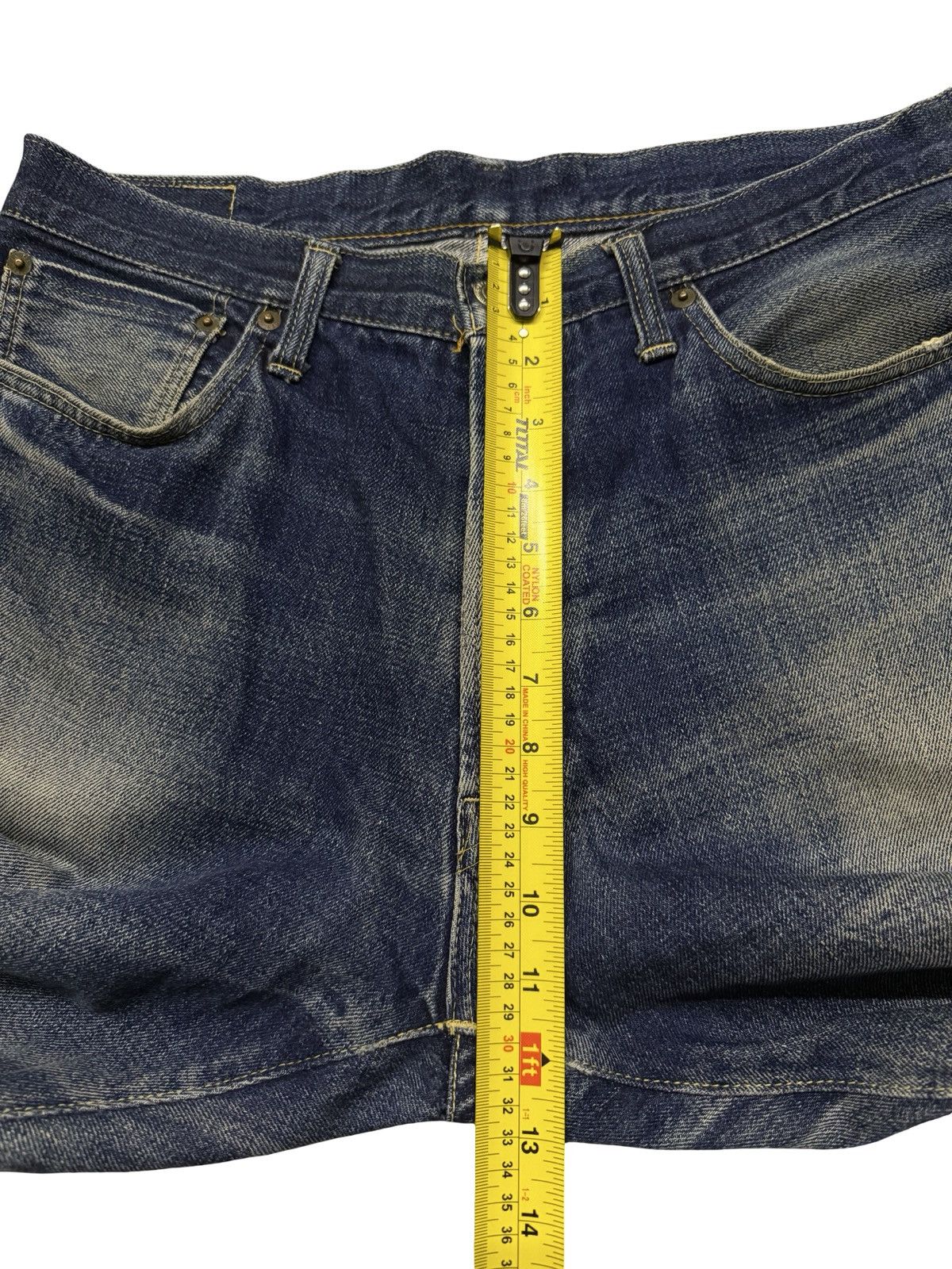 Denime Vintage 90s Denime Selvedge Denim Jeans Made in Japan | W33 Size US 33 - 19 Thumbnail
