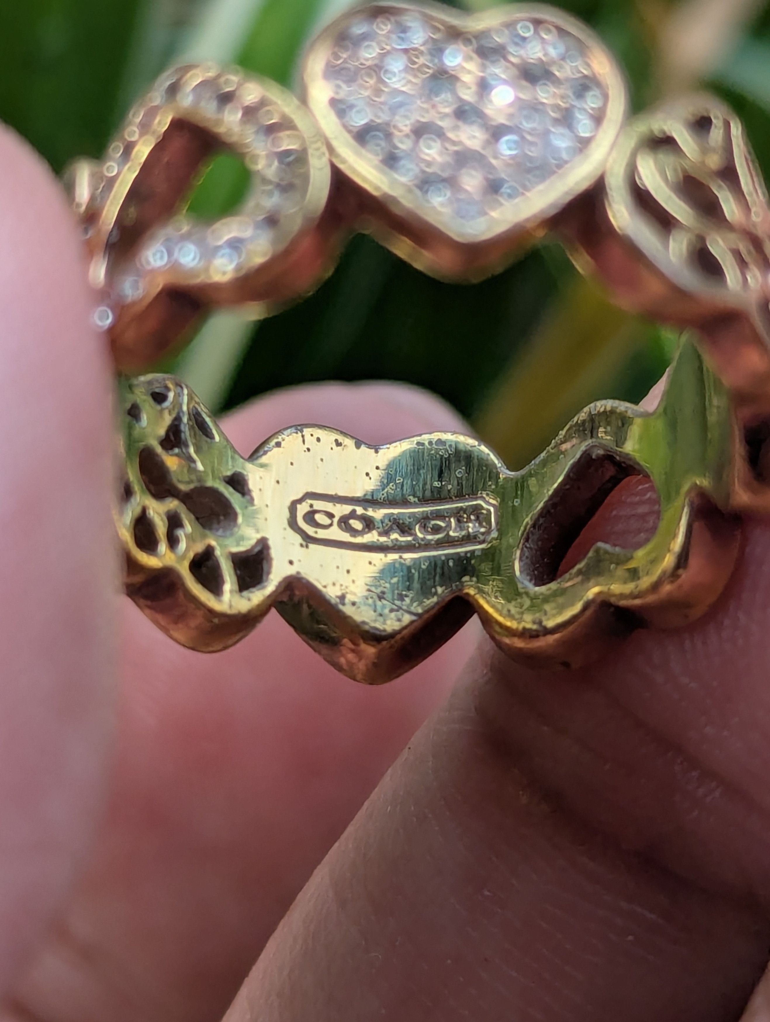 Coach Coach Love Shape Ring Size ONE SIZE - 5 Thumbnail