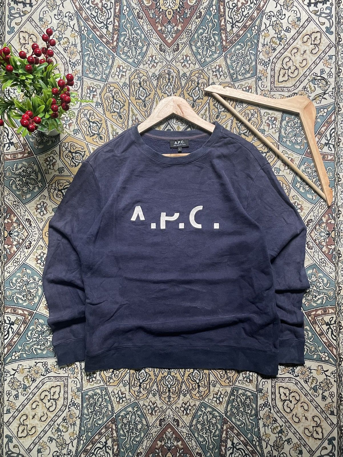 A.P.C. A.P.C Crewneck Sweatshirt Size US L / EU 52-54 / 3 - 1 Thumbnail