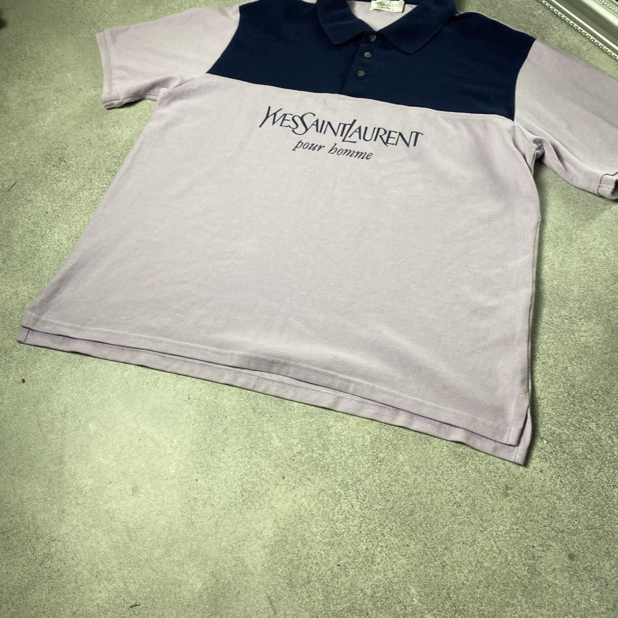Vintage Yves Saint Laurent Polo T-shirt Vintage Size US XXL / EU 58 / 5 - 5 Thumbnail