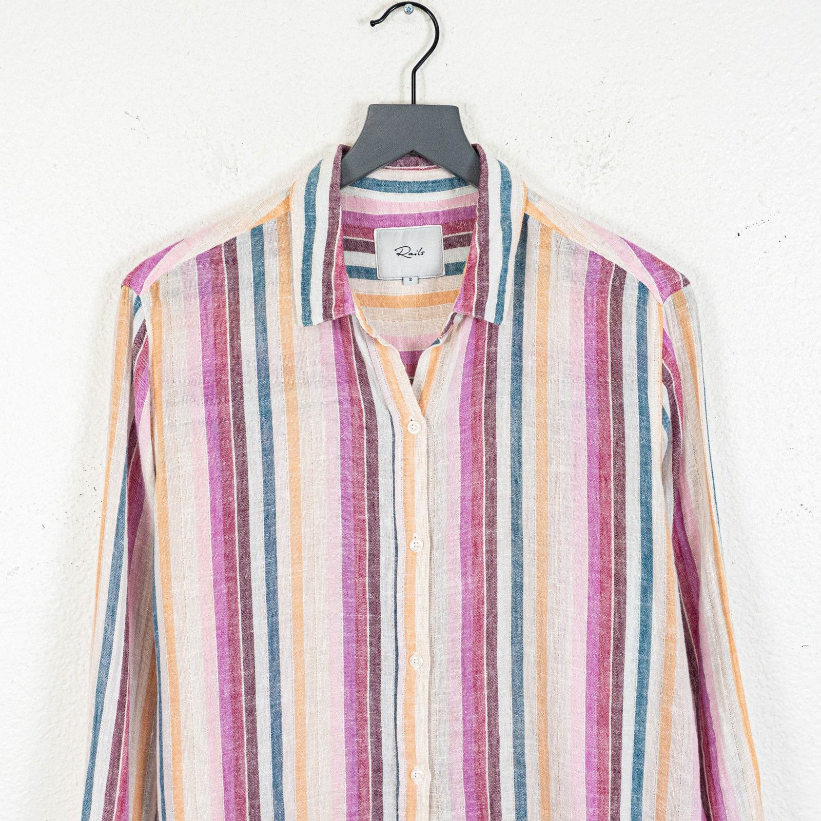 Rails Rails Sydney Avila Stripe Button up Shirt stripe Linen Size S / US 4 / IT 40 - 5 Thumbnail