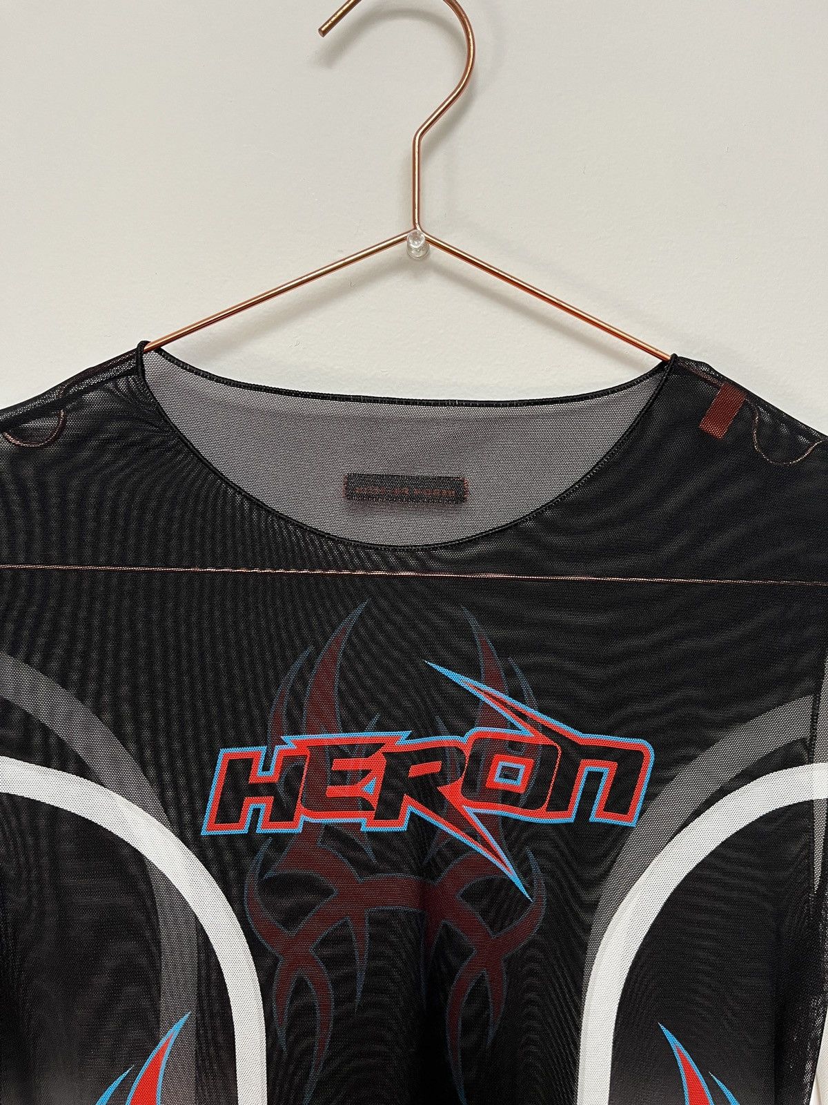 Heron Preston Heron Preston Gothic Mesh Bodysuit (unisex) Size US M / EU 48-50 / 2 - 8 Thumbnail