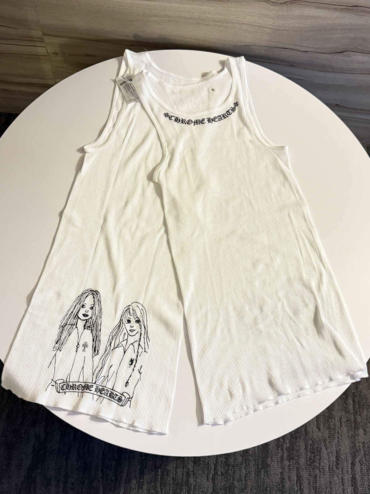 Chrome Hearts Tank Top Mayumi White