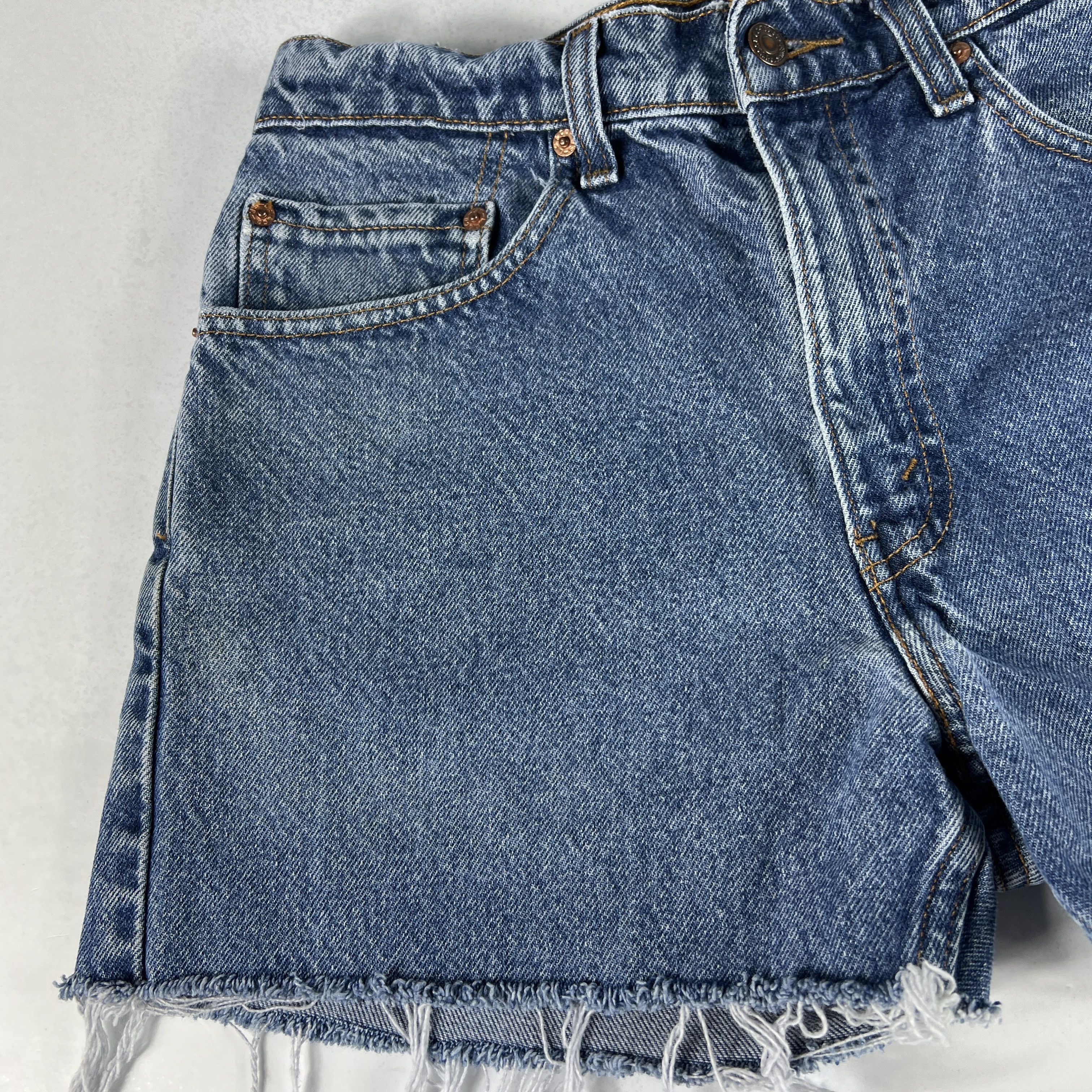 Levi's × Vintage VTG 90s Levi's Jean Shorts 505 Cut Off Frayed Denim Jorts Size US 31 - 2 Thumbnail