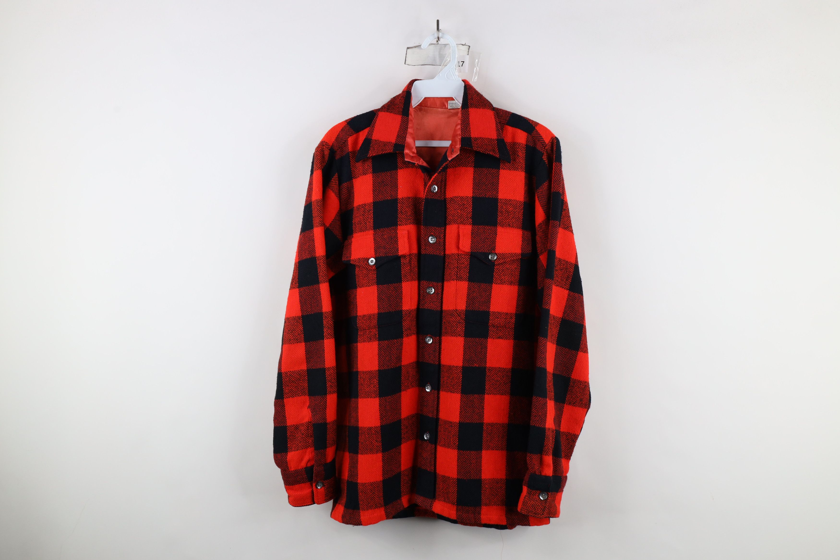 Vintage Vintage 60s 70s Streetwear Collared Button Shirt Buffalo Size US S / EU 44-46 / 1 - 1 Thumbnail