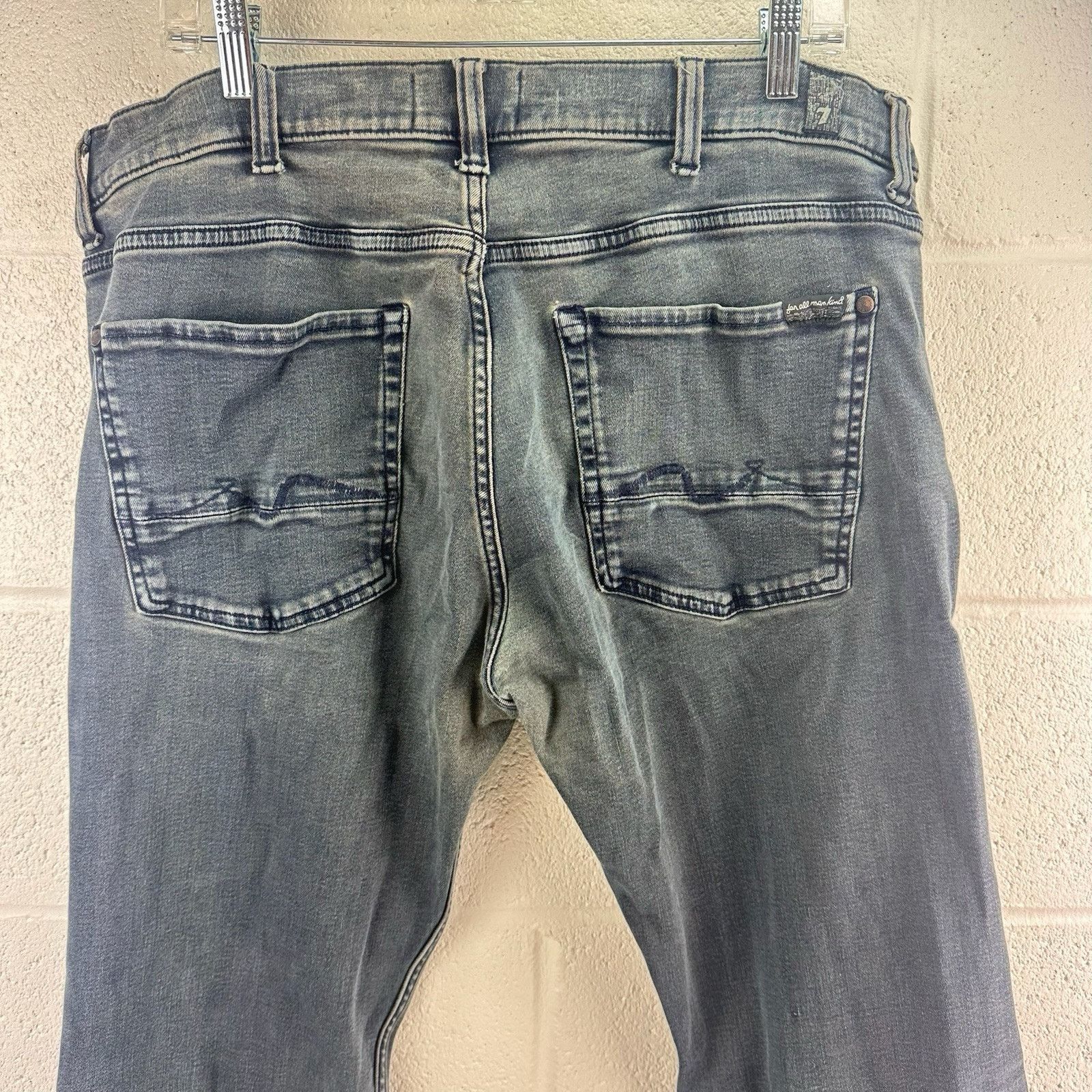 7 For All Mankind 7 For All Mankind Jeans Mens Sz 36 Luxe Straight Denim Size US 36 / EU 52 - 6 Thumbnail