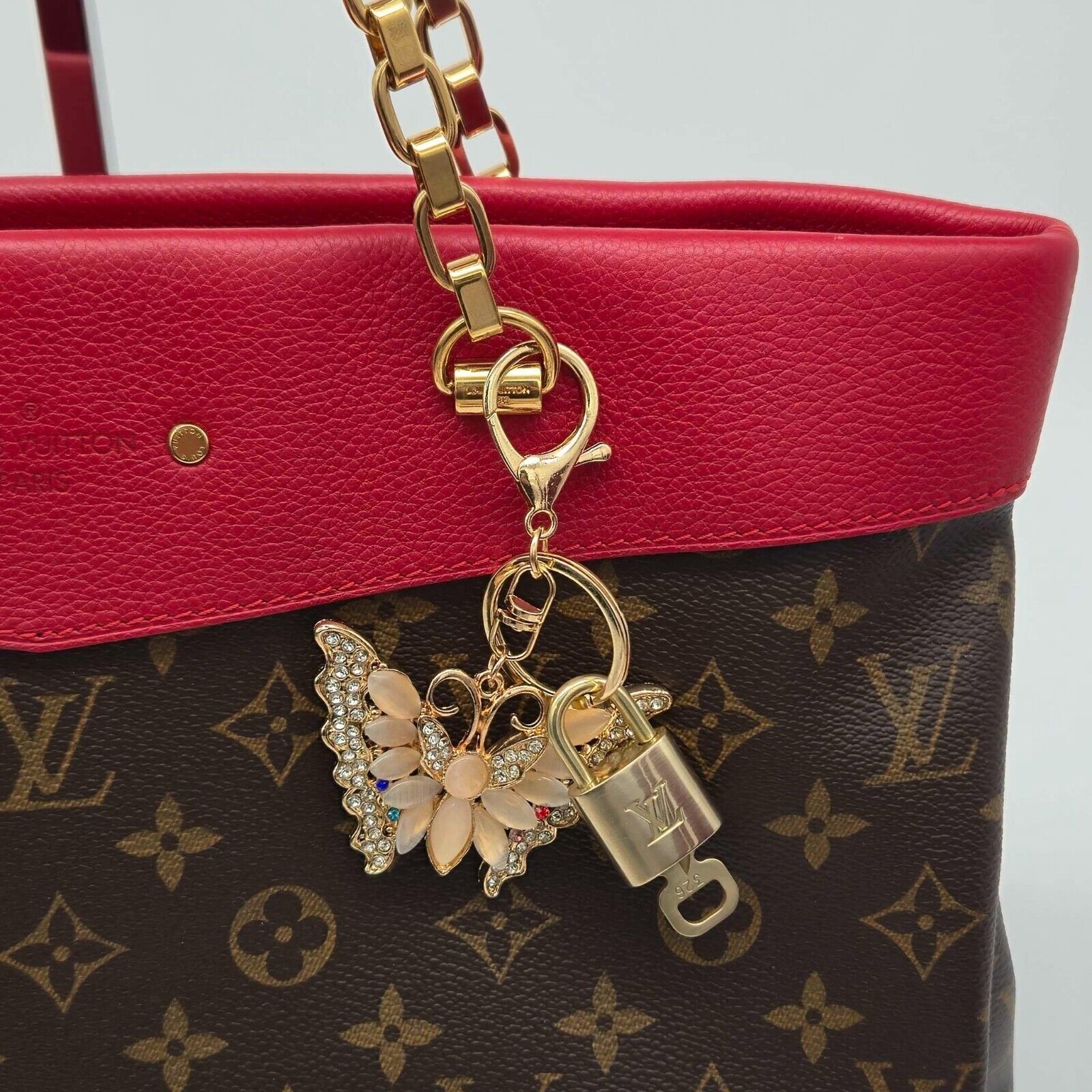 Louis Vuitton Louis Vuitton Lock & Key with unbranded Bagcharm & Keycharm Size ONE SIZE - 9 Thumbnail