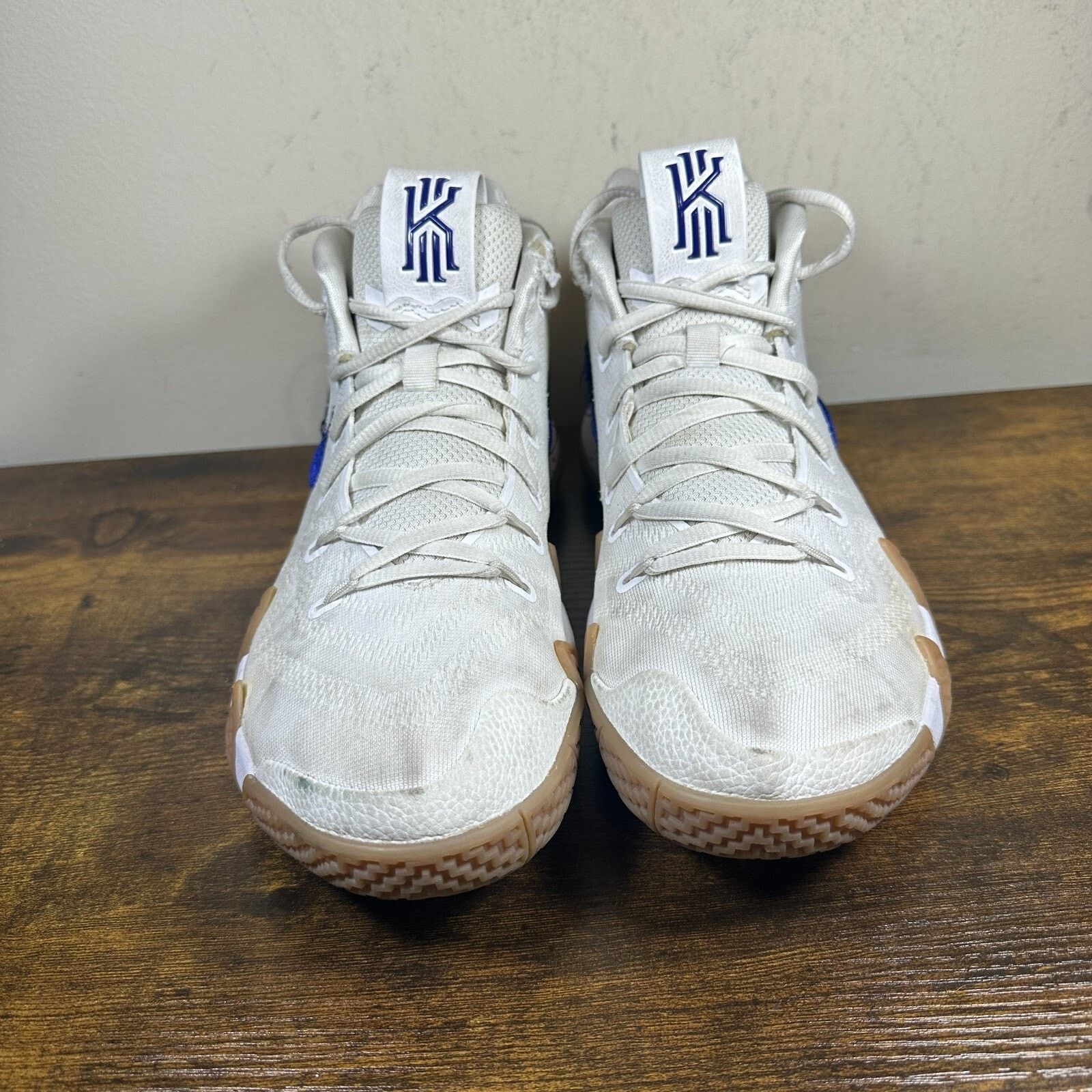 Nike Kyrie 4 Uncle Drew White Deep 943806-100 Men's Size 9