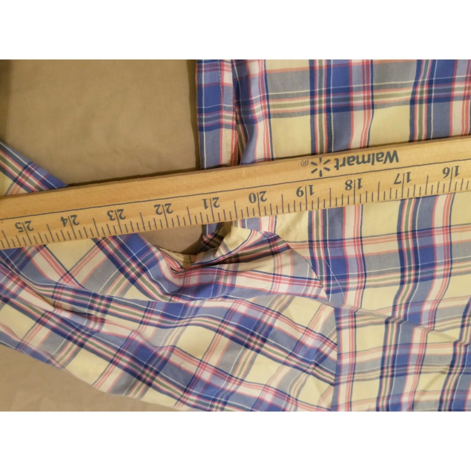 Charles Tyrwhitt Mens Charles Tyrwhitt Dress Shirt M Medium Yellow Cotton Button Shirt Size 40R - 4 Thumbnail