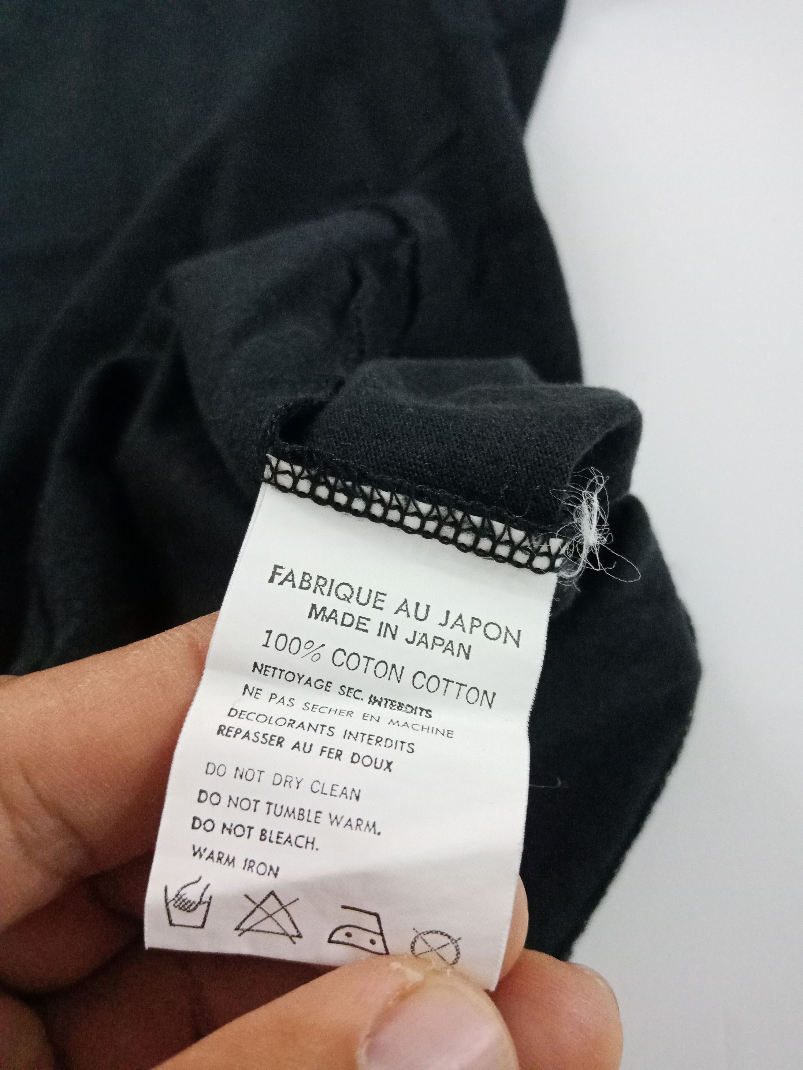 Yohji Yamamoto SS2007 Yohji Yamamoto Black Tee #C Size US S / EU 44-46 / 1 - 5 Thumbnail