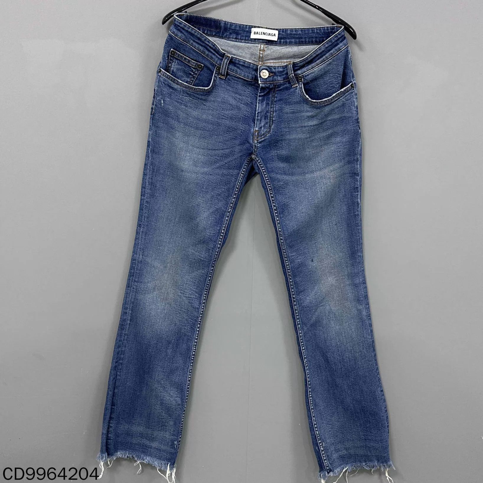 Balenciaga Balenciaga Back Logo Scimitar Flare Jeans Size US 27 - 1 Thumbnail