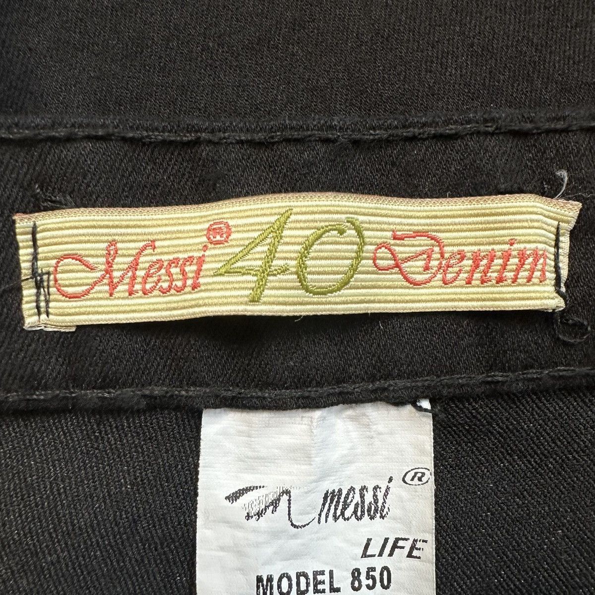 Other Messi Denim Black Side Striped Stretch Skinny Pants, Sz 4 Size 27" / US 4 / IT 40 - 11 Thumbnail