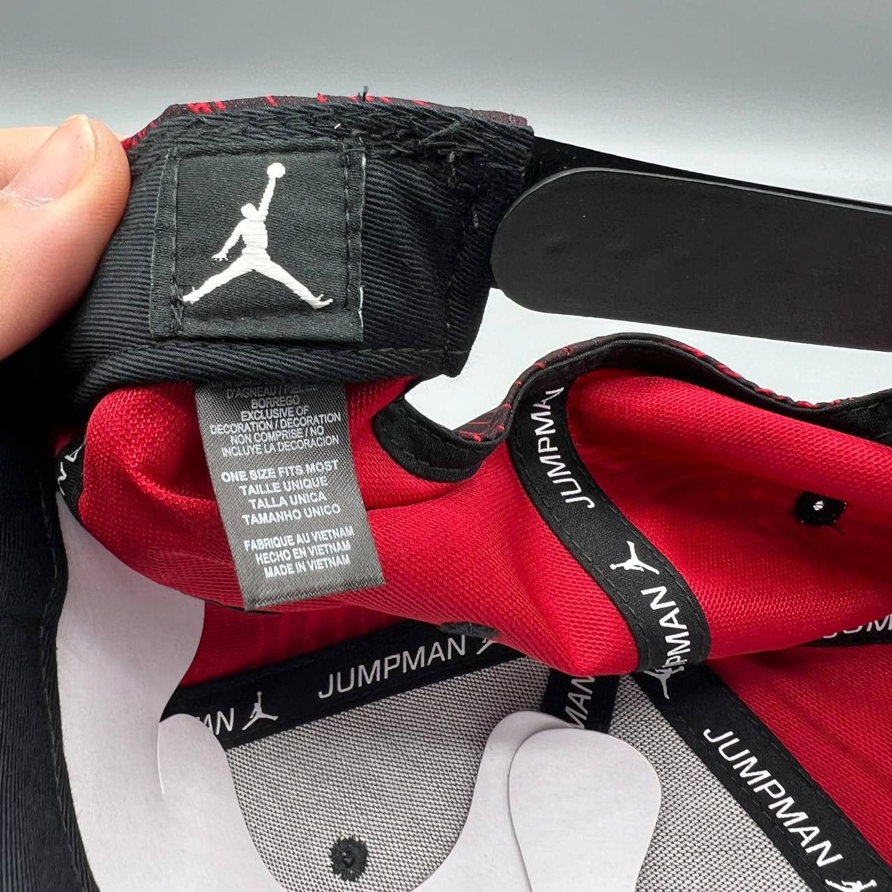 Jordan Brand Air Jordan Hat Men Wave Pattern Embroidered Snap Back Cap Size ONE SIZE - 5 Thumbnail