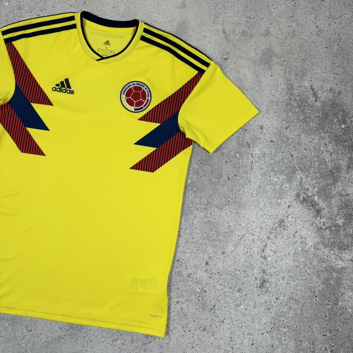 Adidas Colombia National Team 2018 Adidas Football Soccer Jersey Size US S / EU 44-46 / 1 - 4 Thumbnail