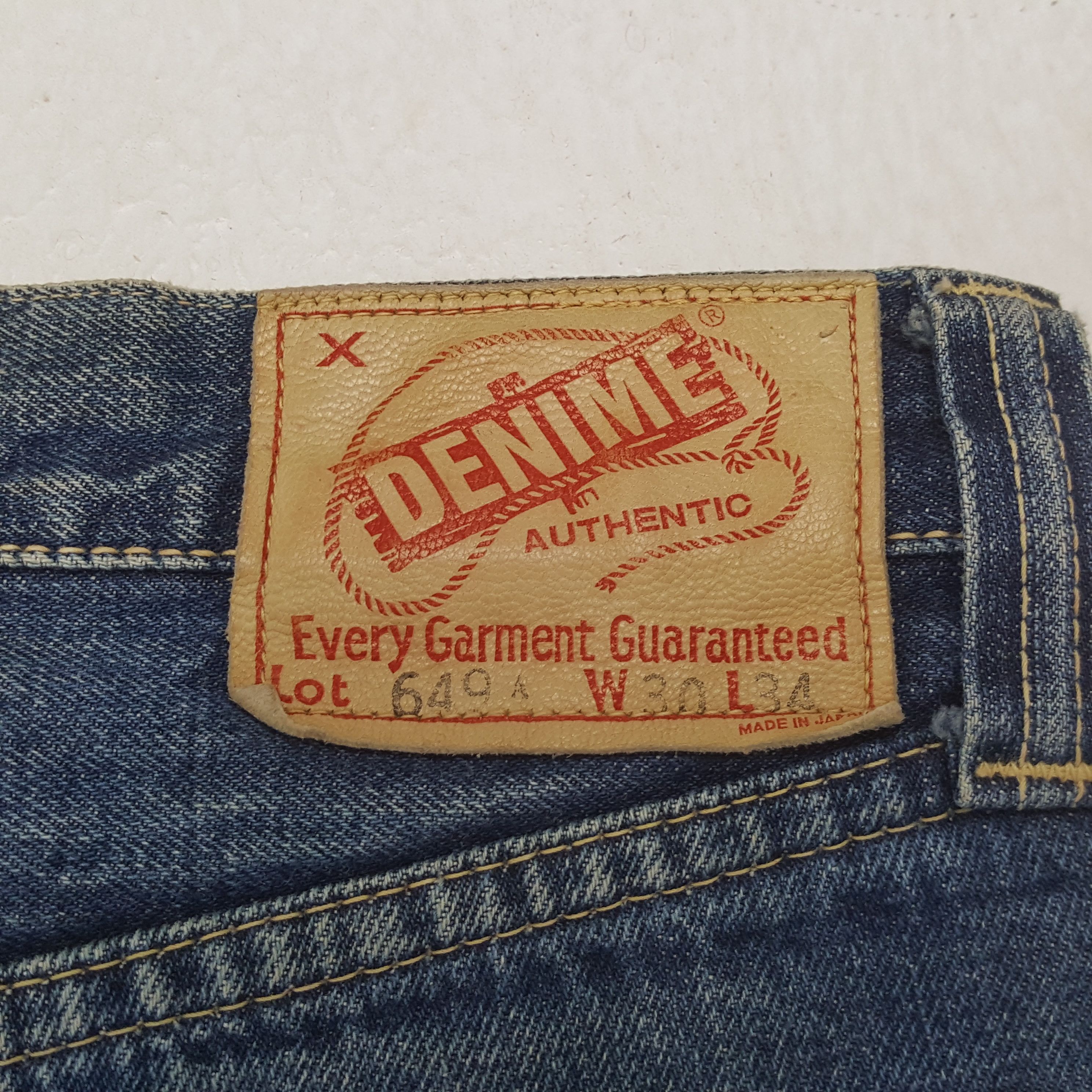 Denime Vintage Denime Japanese Brand Distressed Style Jeans RR21 Size US 28 / EU 44 - 14 Thumbnail