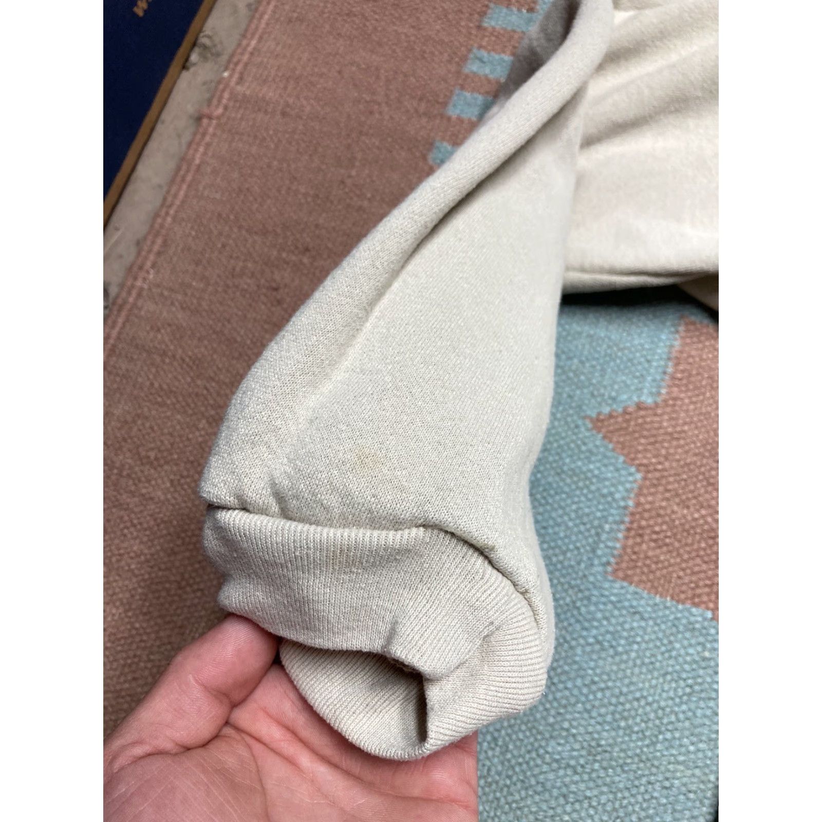 Vintage VINTAGE Sweatshirt Men Large Beige Columbia Lake Michigan Lighthouse Crewneck Pullover Size US L / EU 52-54 / 3 - 5 Thumbnail