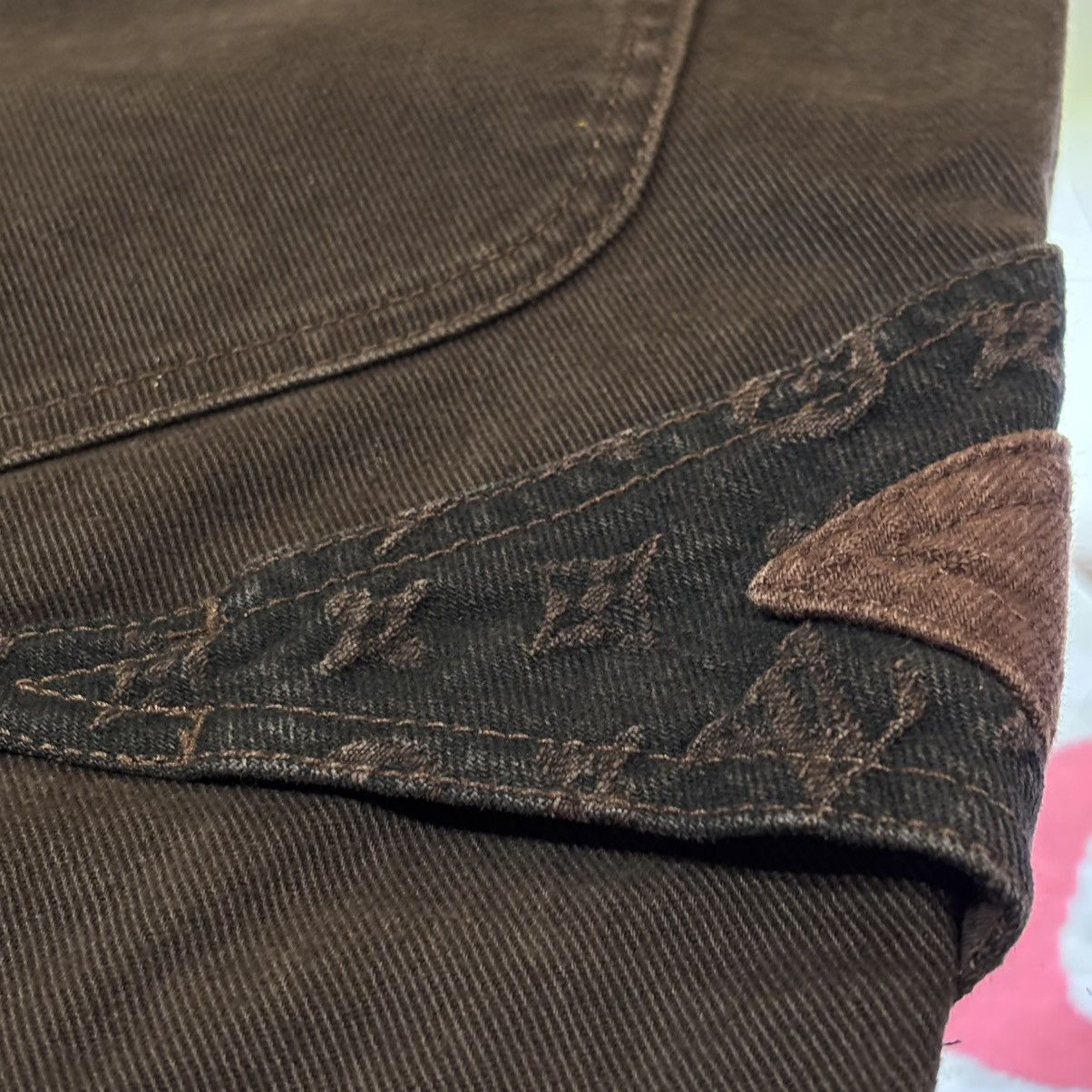 Louis Vuitton Louis Vuitton Monogram Flower Denim Pants Size US 38 / EU 54 - 5 Thumbnail
