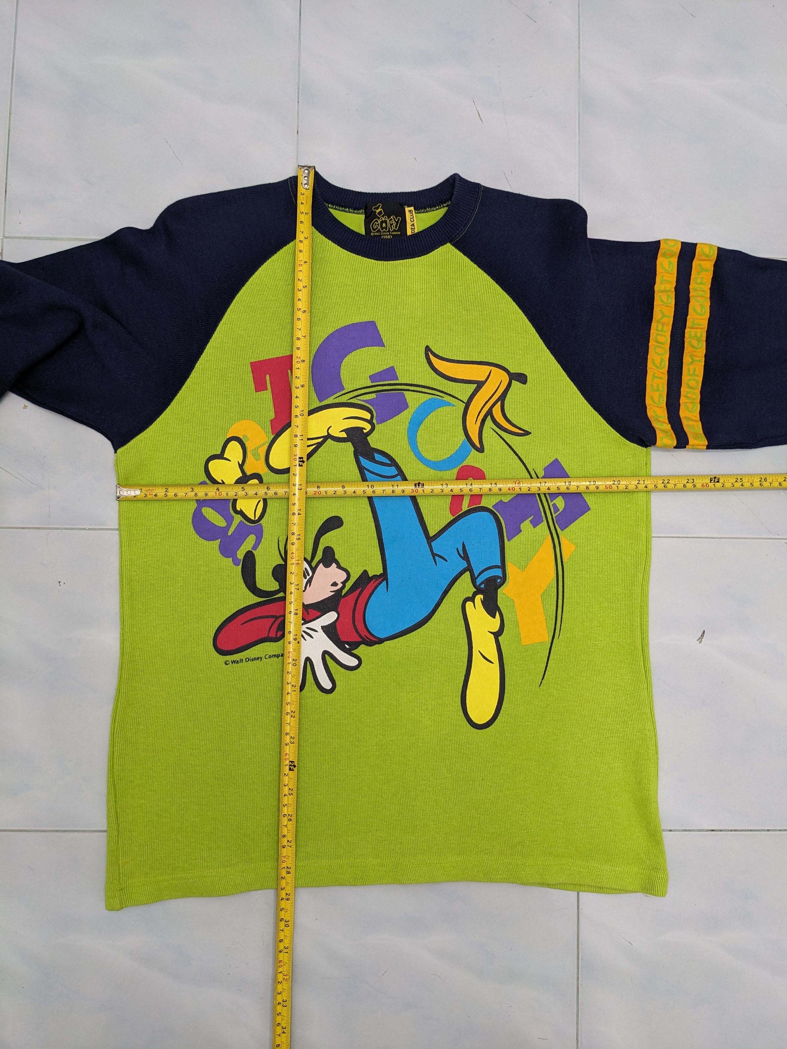 Cartoon Network Vintage Disney Goofy Falling Graphic Raglan Sweatshirt Size US M / EU 48-50 / 2 - 8 Thumbnail