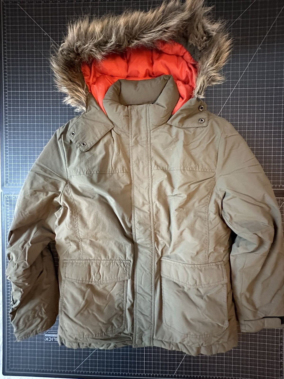 American Rag American Rag Green Parka Puffer Coat | Grailed