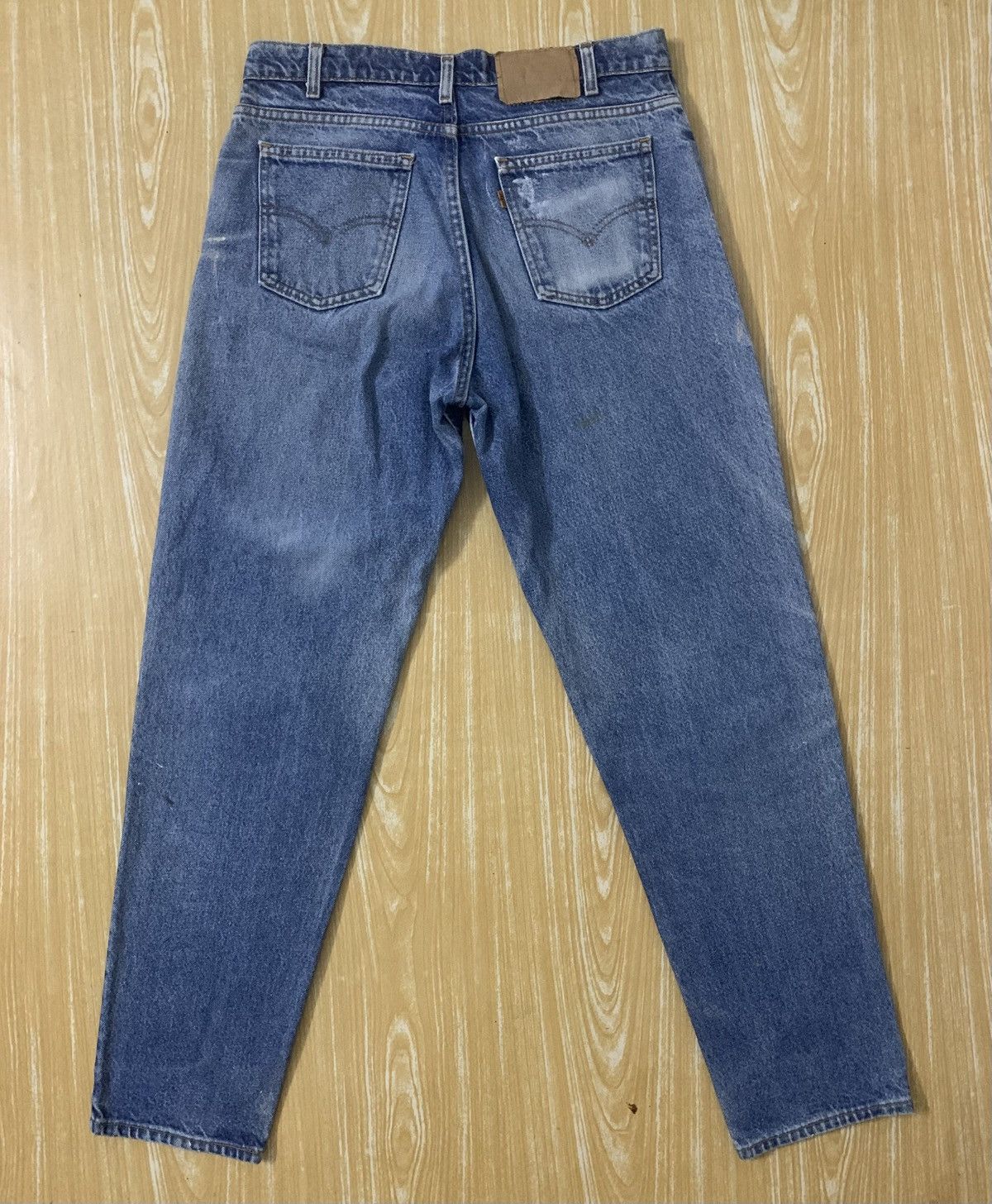 Levi's Vintage painted & dirty Levi’s Orange Tab Made In USA Size US 32 / EU 48 - 5 Thumbnail