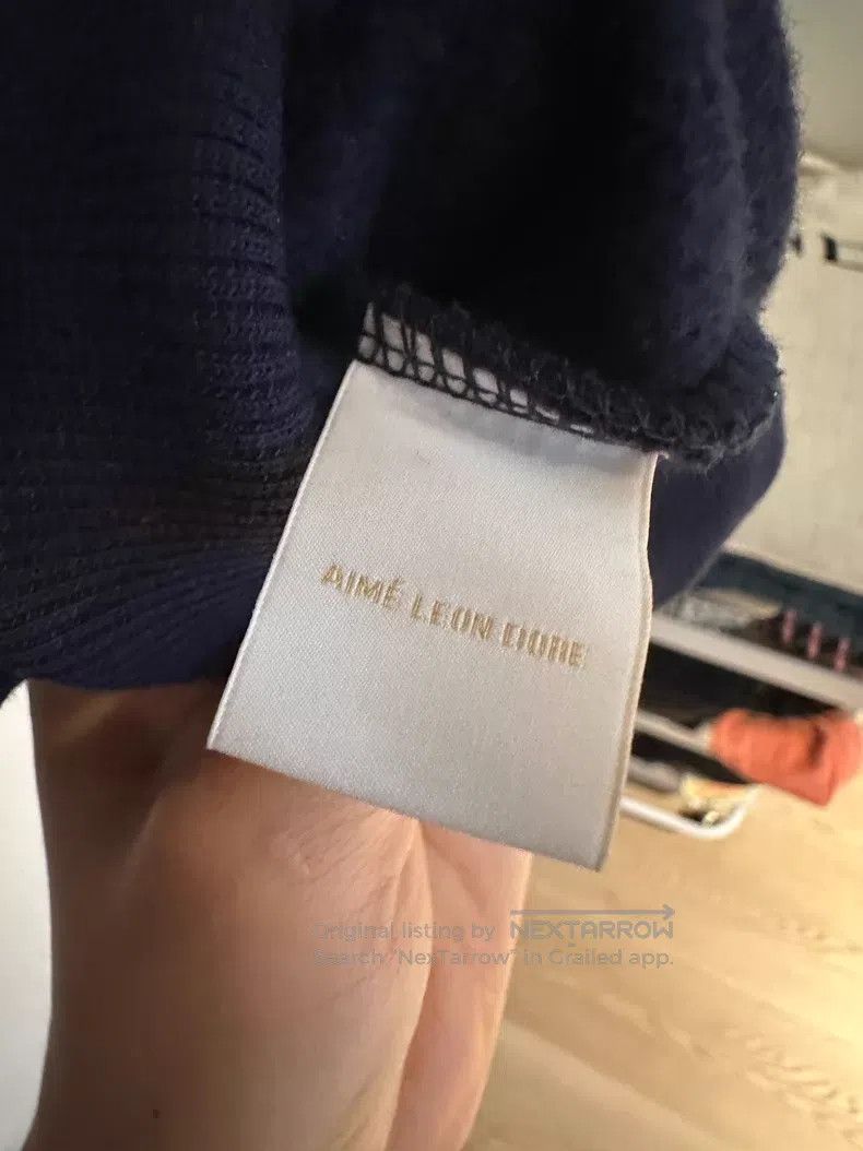 Aime Leon Dore Aime Leon Dore Navy Sweatshirt Size US L / EU 52-54 / 3 - 4 Thumbnail