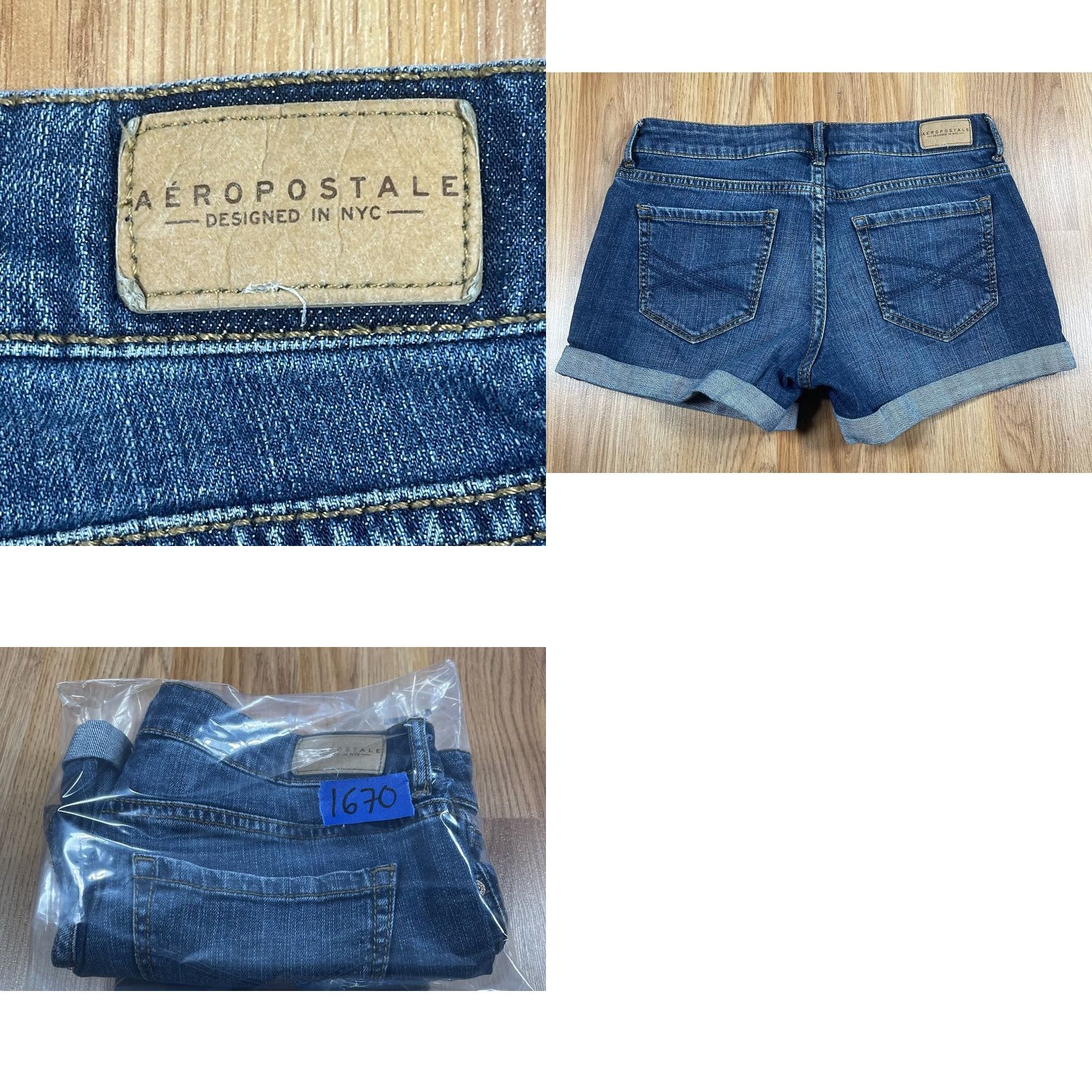 Aeropostale Aeropostale Shorts Denim Jeans Womens 0 Blue Flat Front Stretch Pockets Midi Size 25" / US 0 / IT 36 - 9 Thumbnail