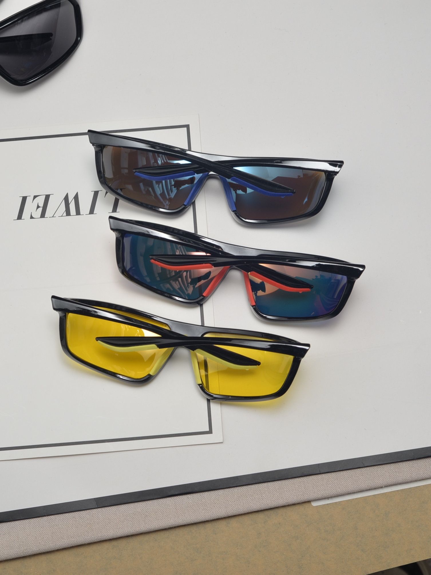 Electric Visual Retro Street ins style custom avant-garde sunglasses Size ONE SIZE - 5 Thumbnail