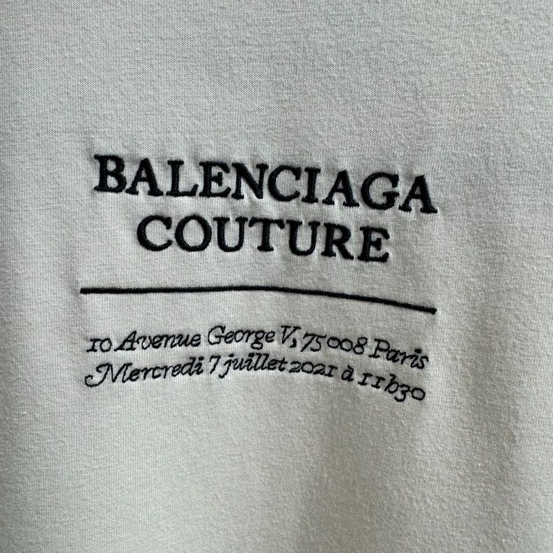 Balenciaga Balenciaga Fashion Limited Beige Front and Back Embroidere Size US S / EU 44-46 / 1 - 4 Thumbnail