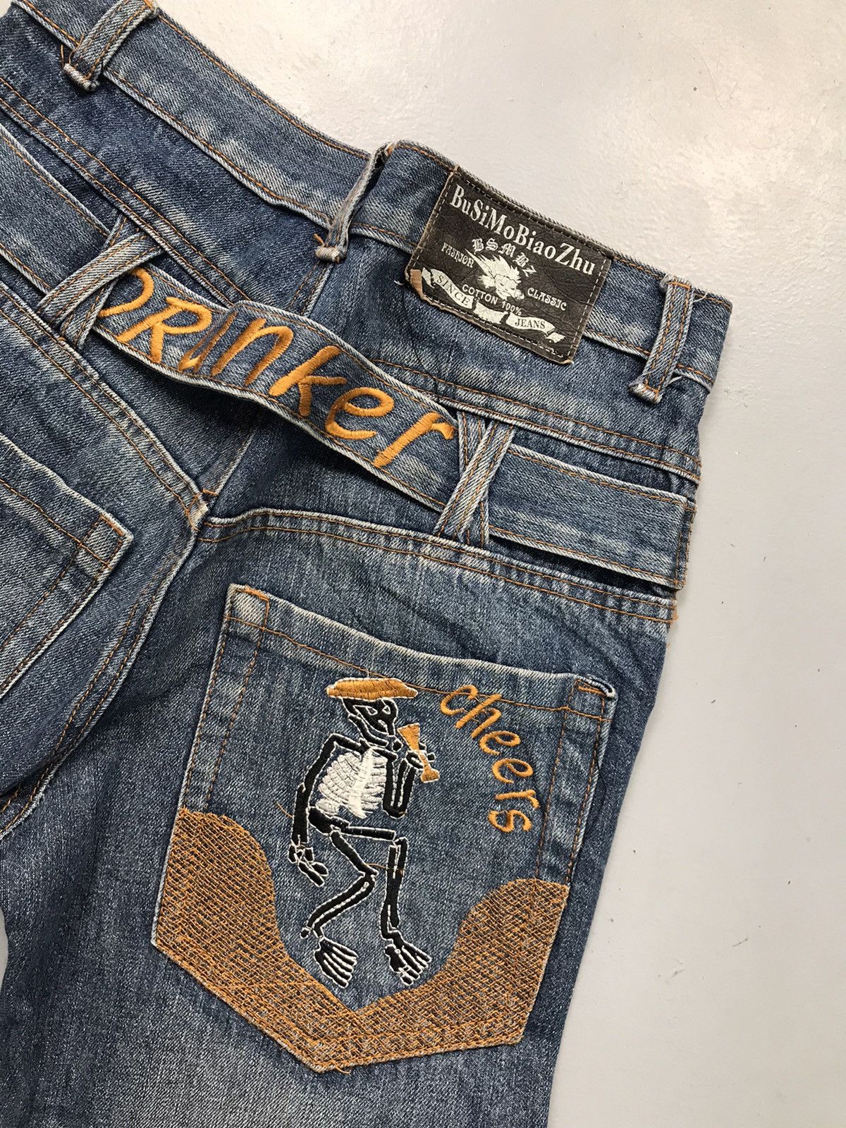 Southpole Vintage hiphop embroidered denim Size 28" / US 6 / IT 42 - 10 Thumbnail