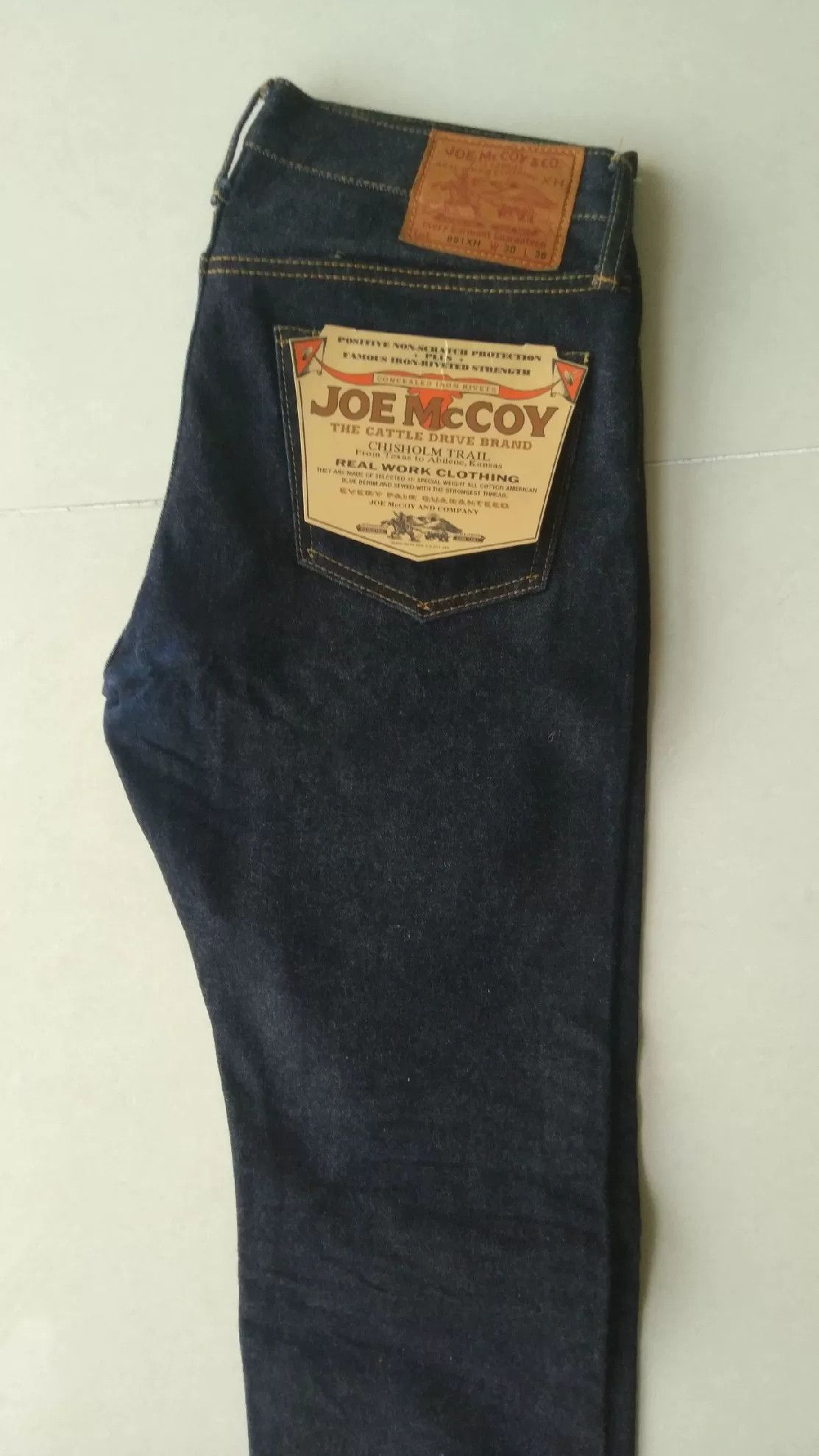 The Real McCoy's Joe McCoy 991XH Vintage Jeans Size US 30 / EU 46 - 1 Thumbnail