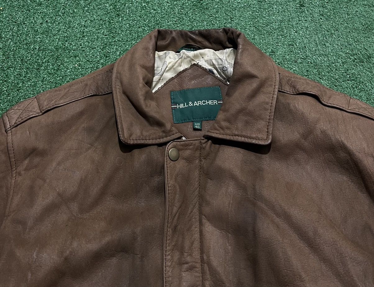 Leather × Vintage Real Leather Jacket Vintage 90s Size US S / EU 44-46 / 1 - 4 Thumbnail