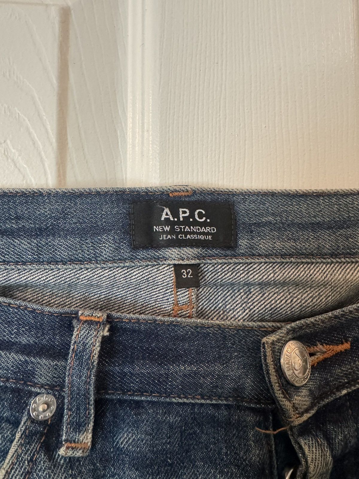 A.P.C. A.P.C. New Standard Selvedge Raw Denim Size US 32 / EU 48 - 6 Thumbnail