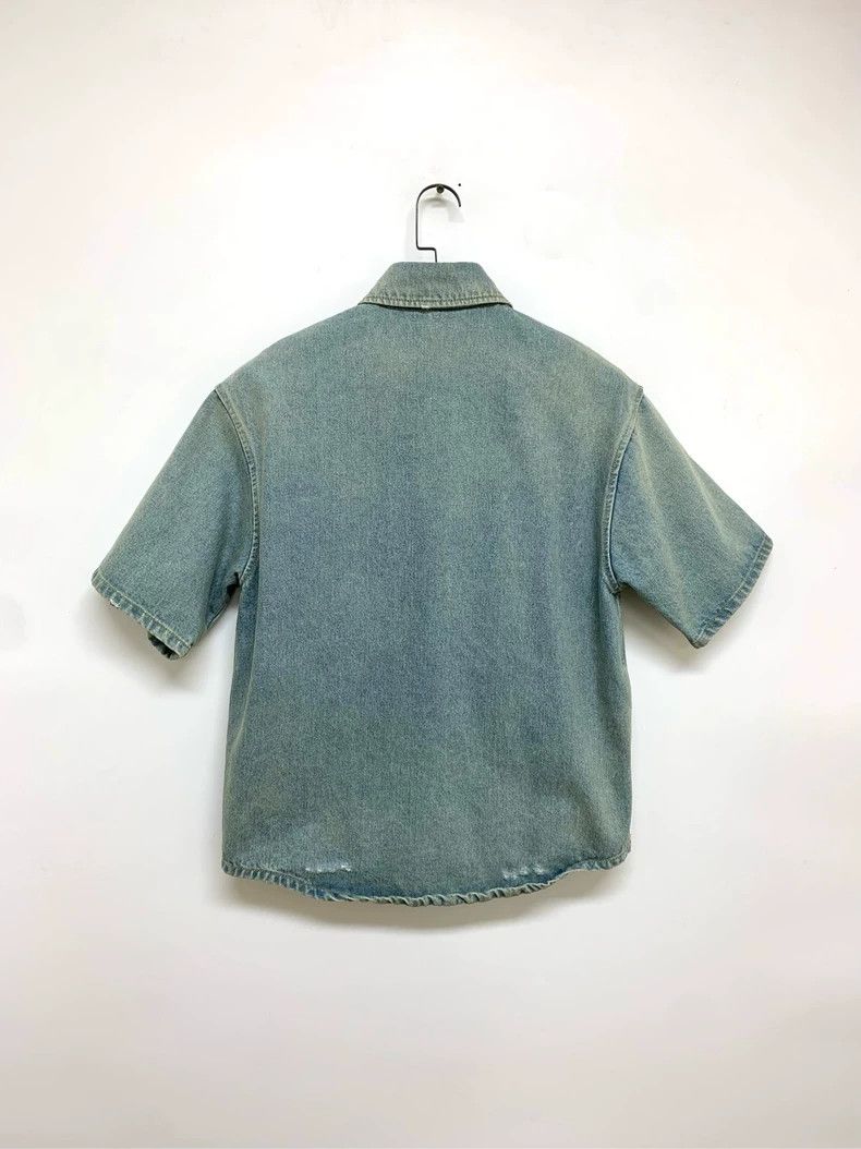 Prada Prada Triangle denim cardigan short sleeves 2503-Nextarrow Size US XXS / EU 40 - 2 Thumbnail