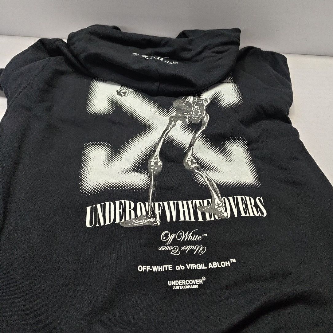Off-White × Undercover OFF-WHITE FW19 Undercover Skeleton RVRS Zipped Hoodie Size US L / EU 52-54 / 3 - 6 Thumbnail