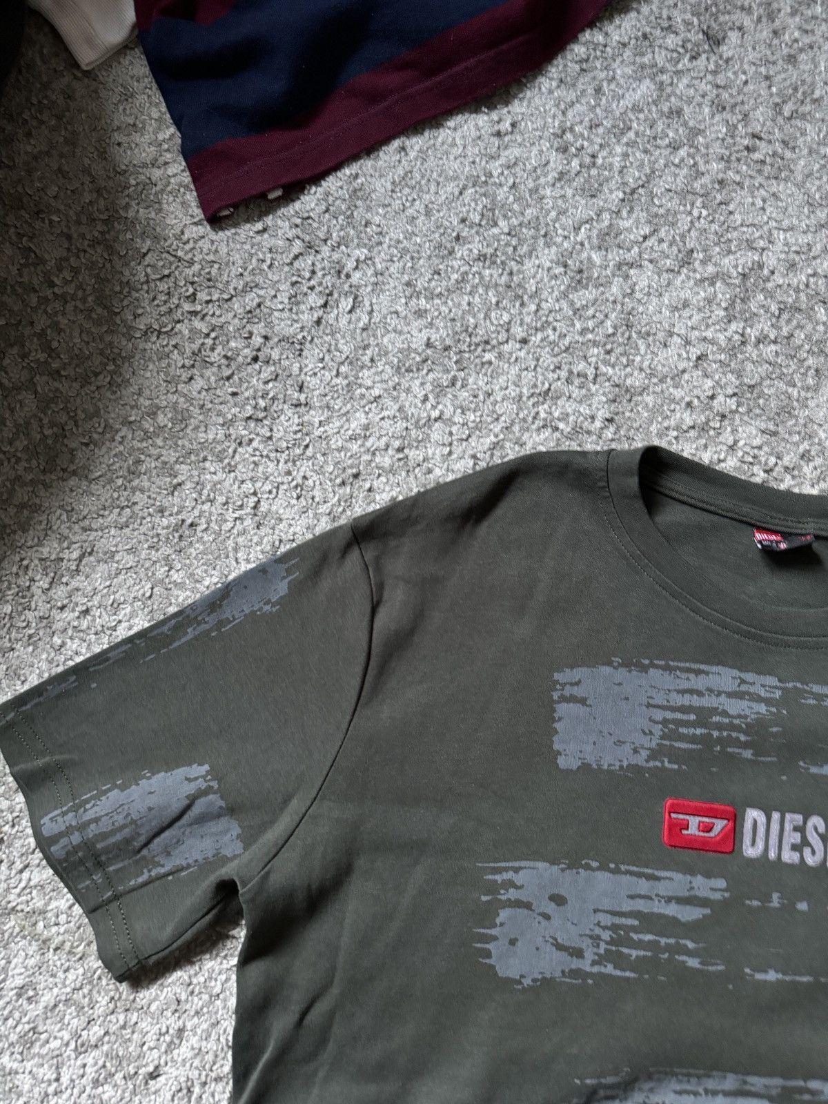 Diesel × Japanese Brand × Vintage Diesel Vintage T-Shirt Big Logo Distressed Faded Japanese Size US XL / EU 56 / 4 - 5 Thumbnail