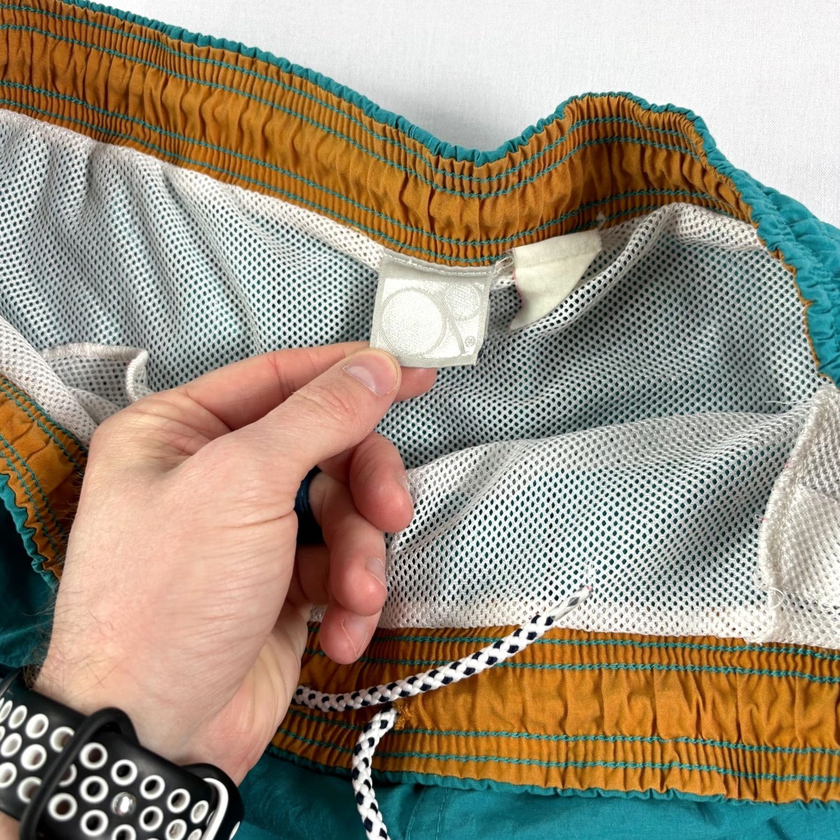 Ocean Pacific VINTAGE OP Ocean Pacific Swim Shorts Mens XL Green Lined Bathing Suit Size US 36 / EU 52 - 4 Thumbnail