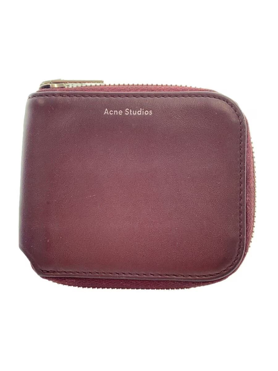 Acne Studios Logo Leather Zip Wallet Size ONE SIZE - 1 Thumbnail