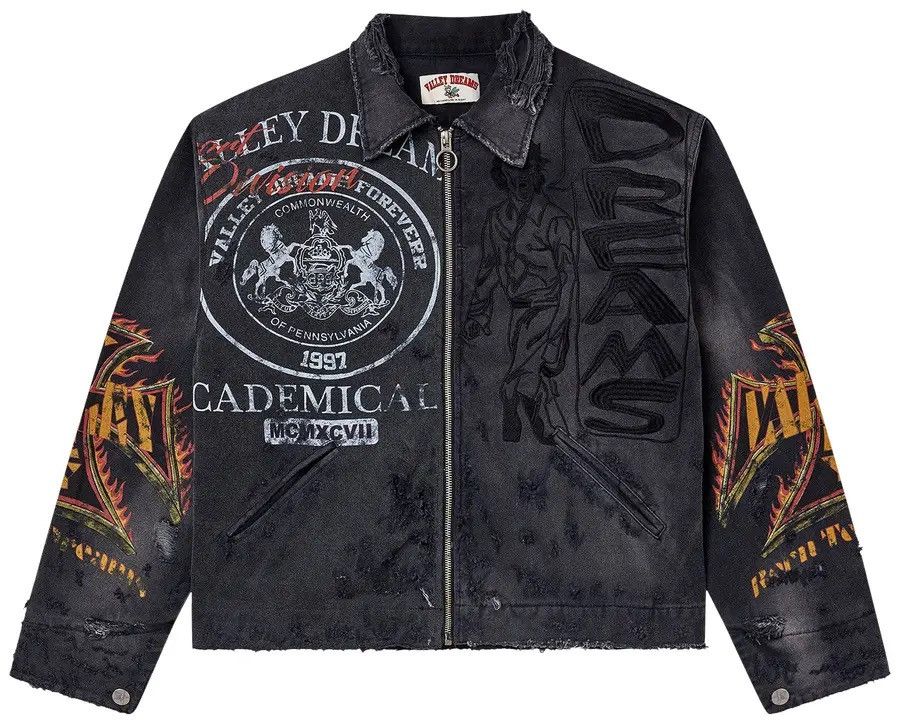 Vale Vale Forever Destruction Work Jacket 'Black' Size US M / EU 48-50 / 2 - 1 Thumbnail