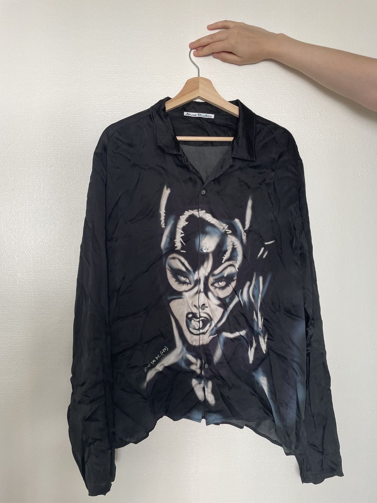 Acne Studios Acne Studios Catwoman Graphic button up Shirt Size US M / EU 48-50 / 2 - 1 Thumbnail