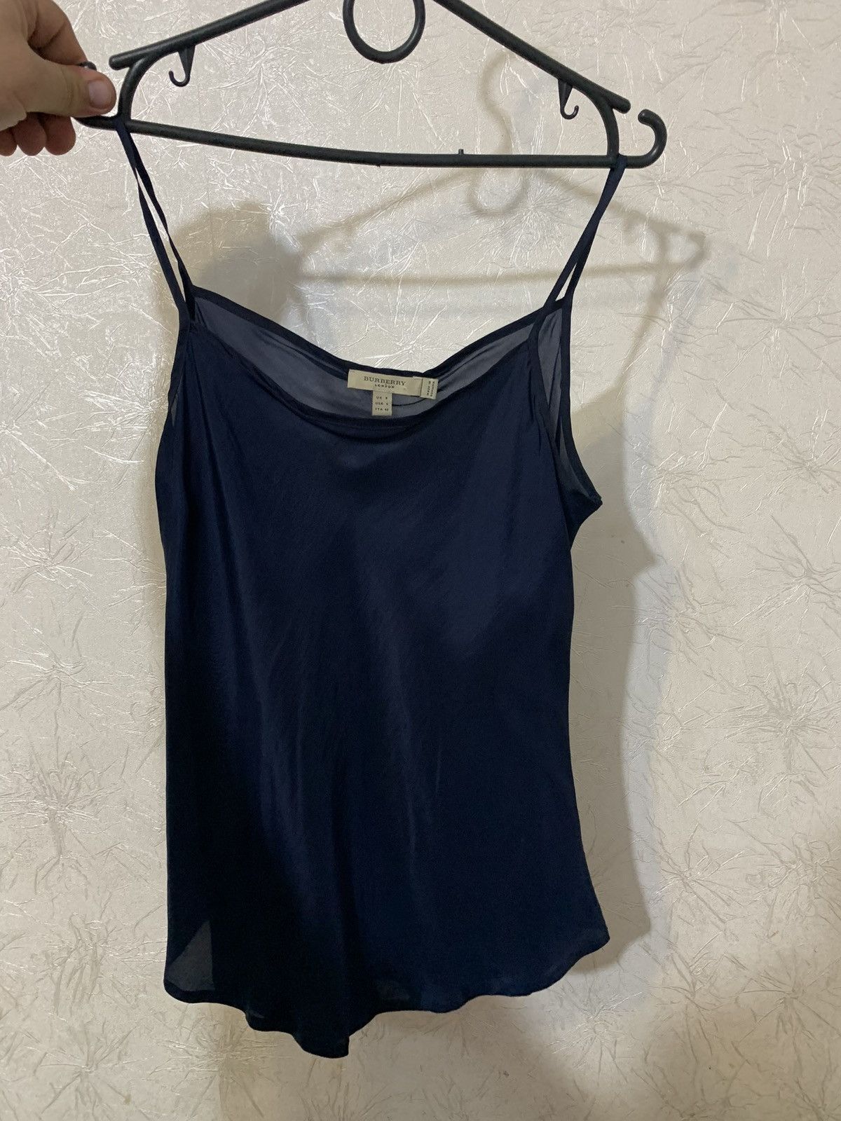 Burberry Burberry 2in1 Women’s Navy Sheer Tunic With Silk Top Size S Size M / US 6-8 / IT 42-44 - 8 Thumbnail