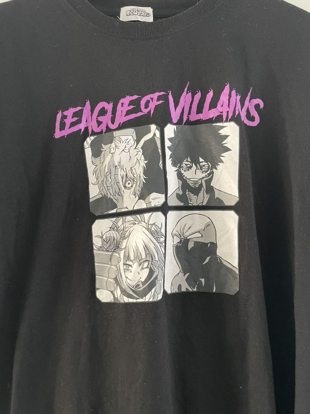 Anime Vintage My Hero Academia League Of Villains Anime Tee Size US L / EU 52-54 / 3 - 2 Thumbnail