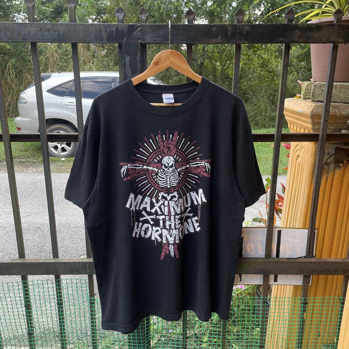 Band Tees × Vintage 🔥🇯🇵Maximum The Hormone Hardcore Punk Rock Band Cross Tee Size US XL / EU 56 / 4 - 1 Thumbnail