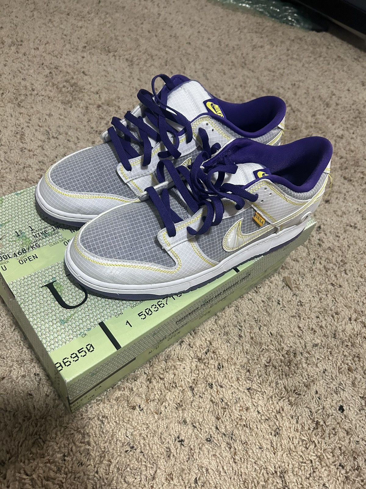 Nike × Union LA Union Passport Pack Nike Dunk Low Size US 13 / EU 46 - 1 Thumbnail