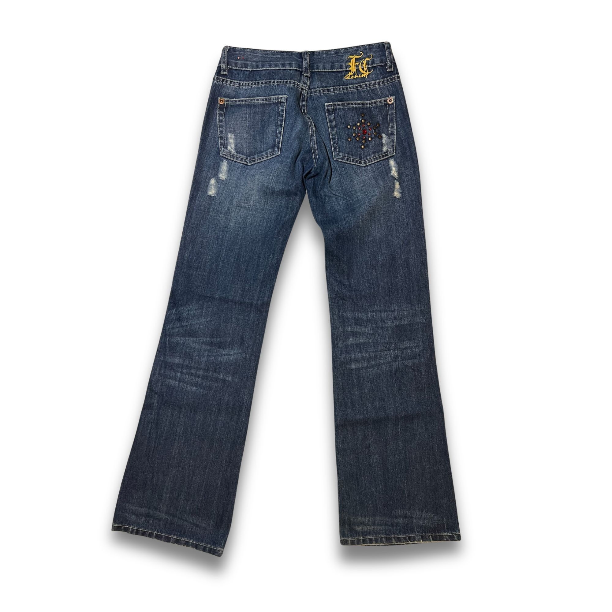 Ed Hardy Ed Hardy By Christian Audigier Rhinestone Bootcut Jeans Size Size 25" / US 0 / IT 36 - 3 Thumbnail