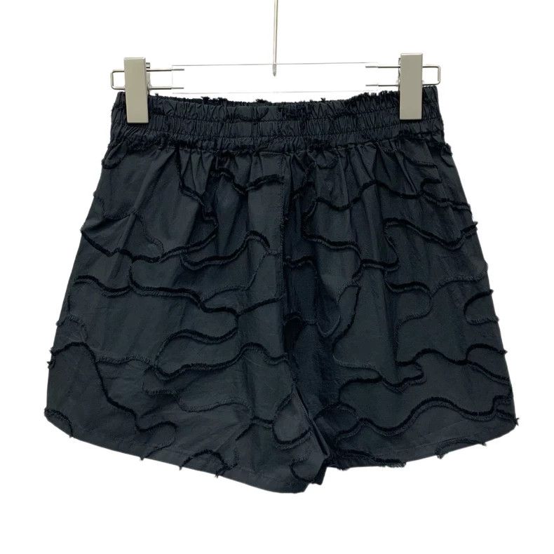 Dior Dior Black irregular lace casual shorts 2506-Nextarrow Size US 34 / EU 50 - 2 Thumbnail